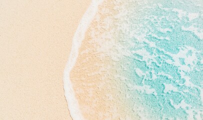  Beautiful beach, top view 