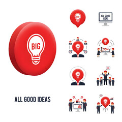 Poster - A diverse team collaborating to generate and develop innovative business ideas for growth and success
