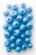 © Ice Cream Paradise - Blurred Blueberries Under Frosted Glass Blue Fruit Abstract Food Background