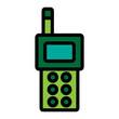 © Muhammad Rizwan - Walkie Talkie Vector Filled Icon Design