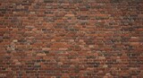 Rustic Red Brick Wall Texture High-Resolution Background Image