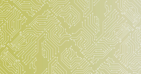 Wall Mural - circuit board background modern digital illustration.