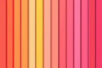 Wall Mural - Gradients of Warm Colors on Vertical Stripes for Vibrant Background