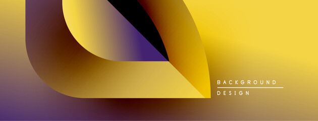 Fototapete - Abstract gradient background. Yellow, purple hues blend smoothly. Modern design element for digital projects, presentations. Minimalist aesthetic.