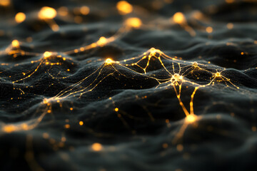 spider web with dew drops