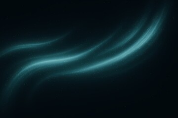 abstract black background with cosmic green particles and deep shadows