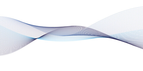 Wall Mural - abstract modern colorful wavy stylized blend liens on white background. blending gradient colors. di