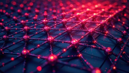 Symmetrical lattice of interwoven lines forming a complex grid, abstract, geometric
