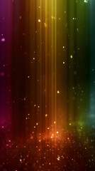 Wall Mural - rainbow of light: a vibrant cascade of color and light in the universe. capturing the essence of art