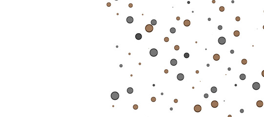 Poster - Joyful Deluge: Brilliant 3D Illustration Showcasing an Overflow of gold Confetti