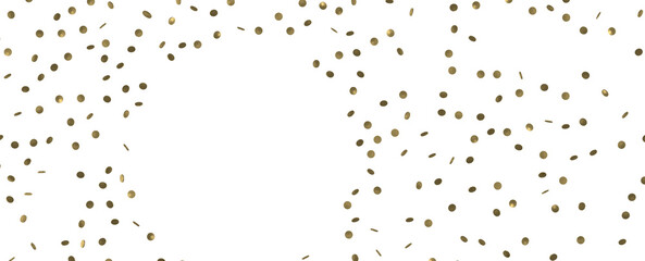 Poster - Sprinkle of Success: Spectacular 3D Illustration Showcasing Cascading Gold Confetti