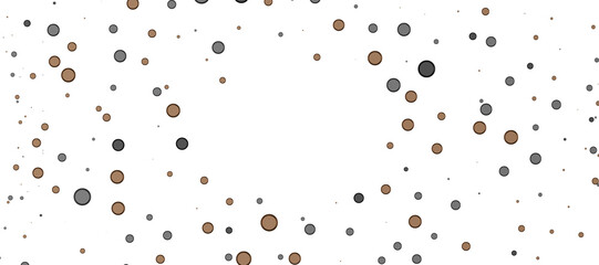 Fototapete - Radiant Revelry: Dynamic 3D Illustration of a Radiating gold Confetti Celebration