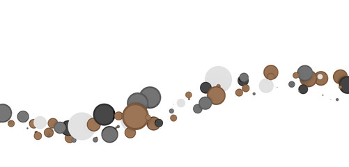 Poster - confetti png. Gold confetti falls from the sky.