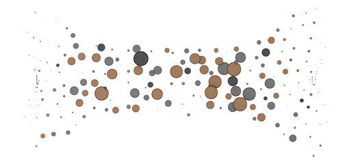 Poster -  Colorful confetti on white background