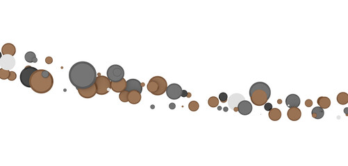 Poster - confetti png. Gold confetti falls from the sky.