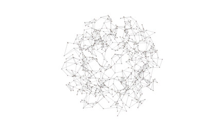 Aufkleber - Big data visualization background.Abstract technology