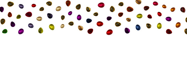 Poster - Perfect colorful handmade easter eggs