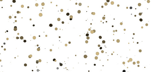 Fototapete - Sprinkle of Success: Spectacular 3D Illustration Showcasing Cascading gold Confetti