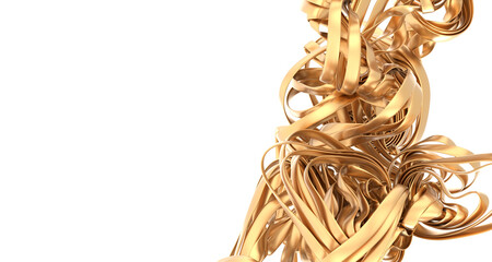 Aufkleber - Gold shiny wall abstract background texture, Beatiful Luxury and Elegant