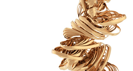 Aufkleber - gold metallic paper