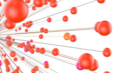 Fototapete - network holding in hand 3d connection data
