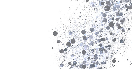 Aufkleber - Abstract background with silver glitter, perfect for festive designs.