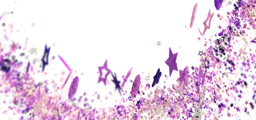 Aufkleber - Beautiful background image of purple and pink stars bursting.