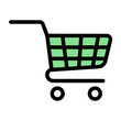 © Winaldi - Supermarket Cart Icon - Solid Color Lineal Style for Online Shopping & Retail. (Solid Color Lineal Style)