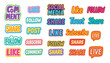 © Authay - Bright social media icons set colorful buttons with trendy designs for digital marketing and branding
