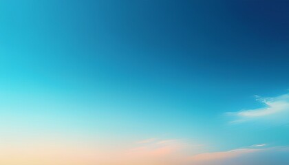 Wall Mural - simple sky gradient background sunny day with no clouds bright light blue sky with fair weather daylight