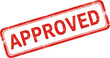 © Vexora Studio - approved stamp on white background. approved stamp sign.