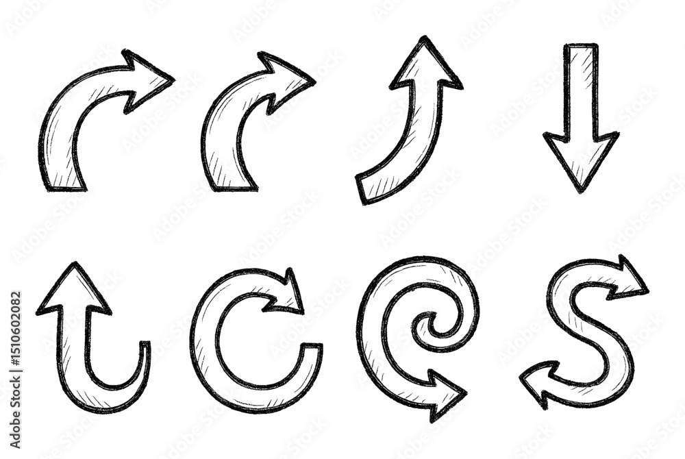 Hand-Drawn Arrow Icons