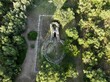 © DVisions - Aerial view of the sacred well of Sa Testa. Olbia, Gallura, Sardinia, Italy, Europe. Monument Pozzo Sacro Sa Testa, Olbia