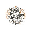 © Ai Images Stock - Whit monday blessings isolated on white background