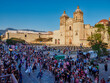 © robertharding - Carnival Parade in front of The Church and Convent of Santo Domingo de Guzman, Oaxaca de Juarez, Oaxaca State, Mexico