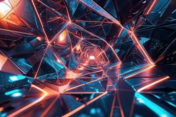 Captivating Digital Tech Weave Background with Impressive Abstract Web Texture