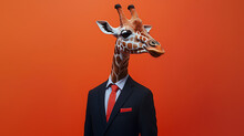 Giraffe In Business Suit Free Stock Photo - Public Domain Pictures
