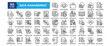© Dawiyyah - 50 Data Management icon set. Containing design technology, data, business, digital, information, management