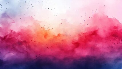 Wall Mural - abstract watercolor background in red pink and blue color wash effect