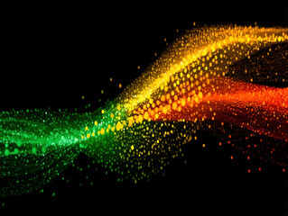 Wall Mural - nanometer: an abstract graphic representing nanoscale measurements