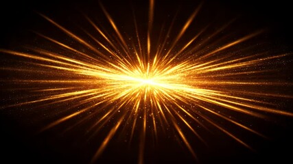 Wall Mural - Golden explosion radiating outward