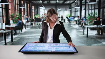 Aufkleber - Medical Data In Spreadsheet. Accountant Billing