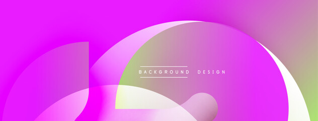 Leinwandbilder - Abstract pink, purple, green layers create flowing background. Text reads background design centered within composition. Simple, modern aesthetic.