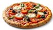 © chaowalit - Delicious Vegetarian Pizza with Fresh Toppings - Photorealistic AI Art