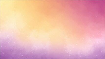 Wall Mural - a soft pastel gradient background blending yellow, pink, and purple hues with subtle white speckles,