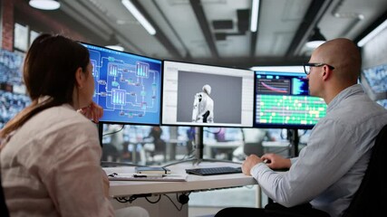 Poster - AI Robot Mechanical 3D Cad Model