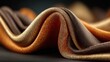 © Shoaib - Brown and orange silk satin abstract background with fabric texture, chocolate tone gradient, and soft matte shimmer finish