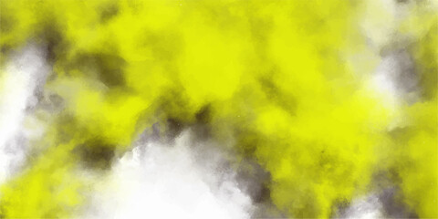 Wall Mural - Abstract watercolor background with shades of yellow gray and white blended creating a textured artistic effect