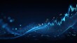 © CStock - Abstract digital stock market chart with glowing blue lines and bokeh effects representing financial growth and analysis.
