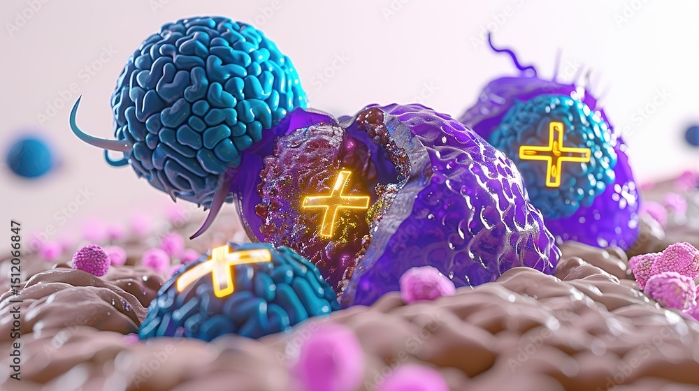 [AI Generated] 3D Medical Cross-Section of Diabetic Vascular Disease ...